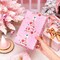 Reversible Pink Christmas Wrapping Paper - Mini Roll - 17 Inch x 33 Feet - Pink Christmas Tree Wrapping Paper and Snowflake Design for Holiday, Party Celebration